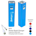 Superior 2200 mAh Portable Power Bank Charger - Light Blue
